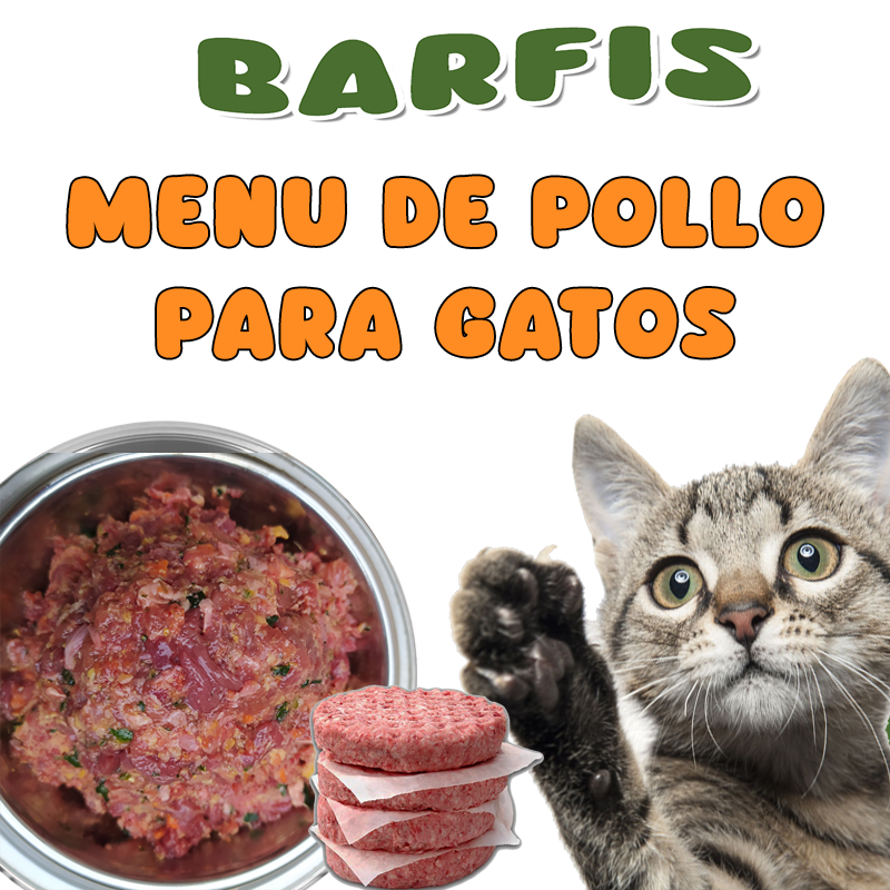 Alimento BARF para Gatos de Pollo