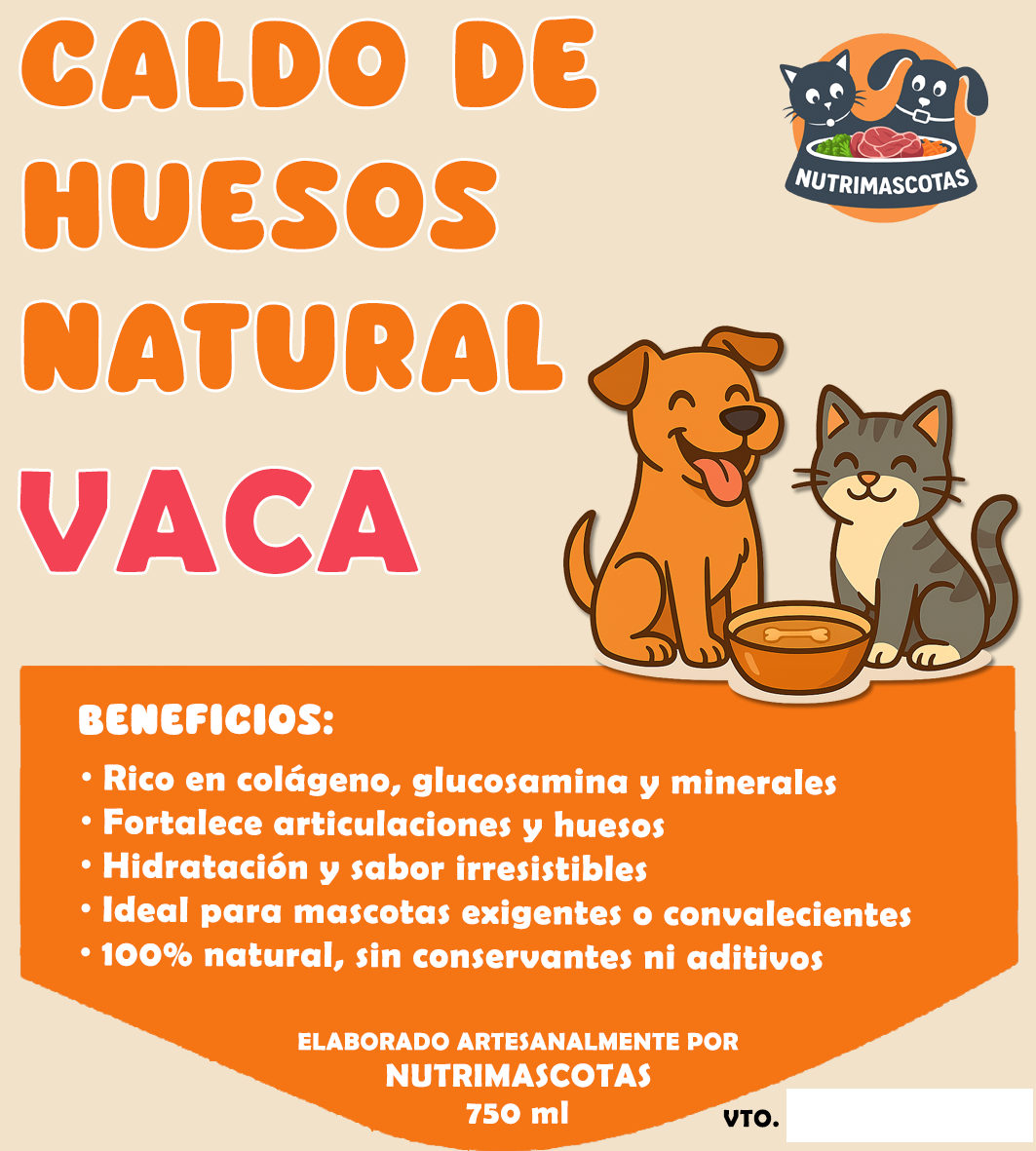 Caldo de Huesos para Mascotas