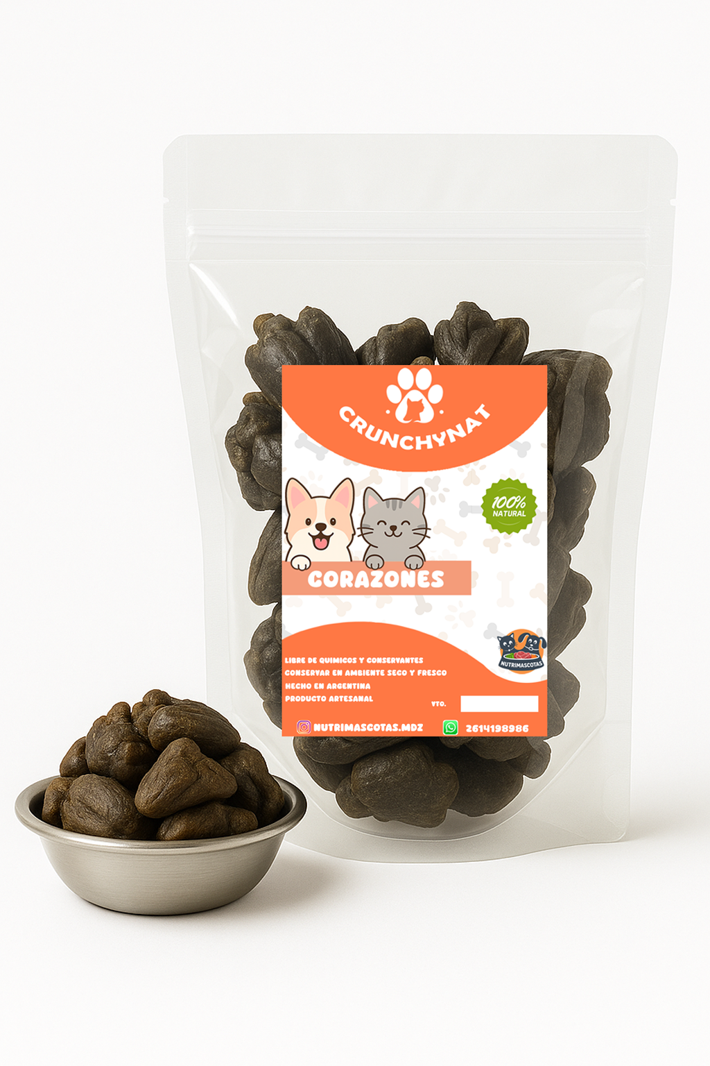 Corazones de Pollo Deshidratados