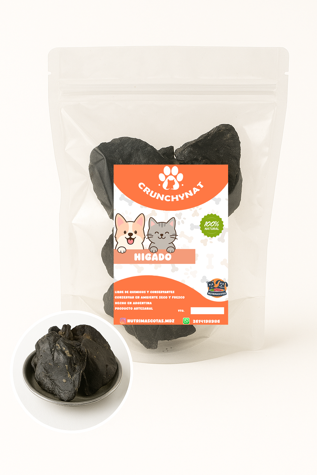 Hígado de Pollo Deshidratado