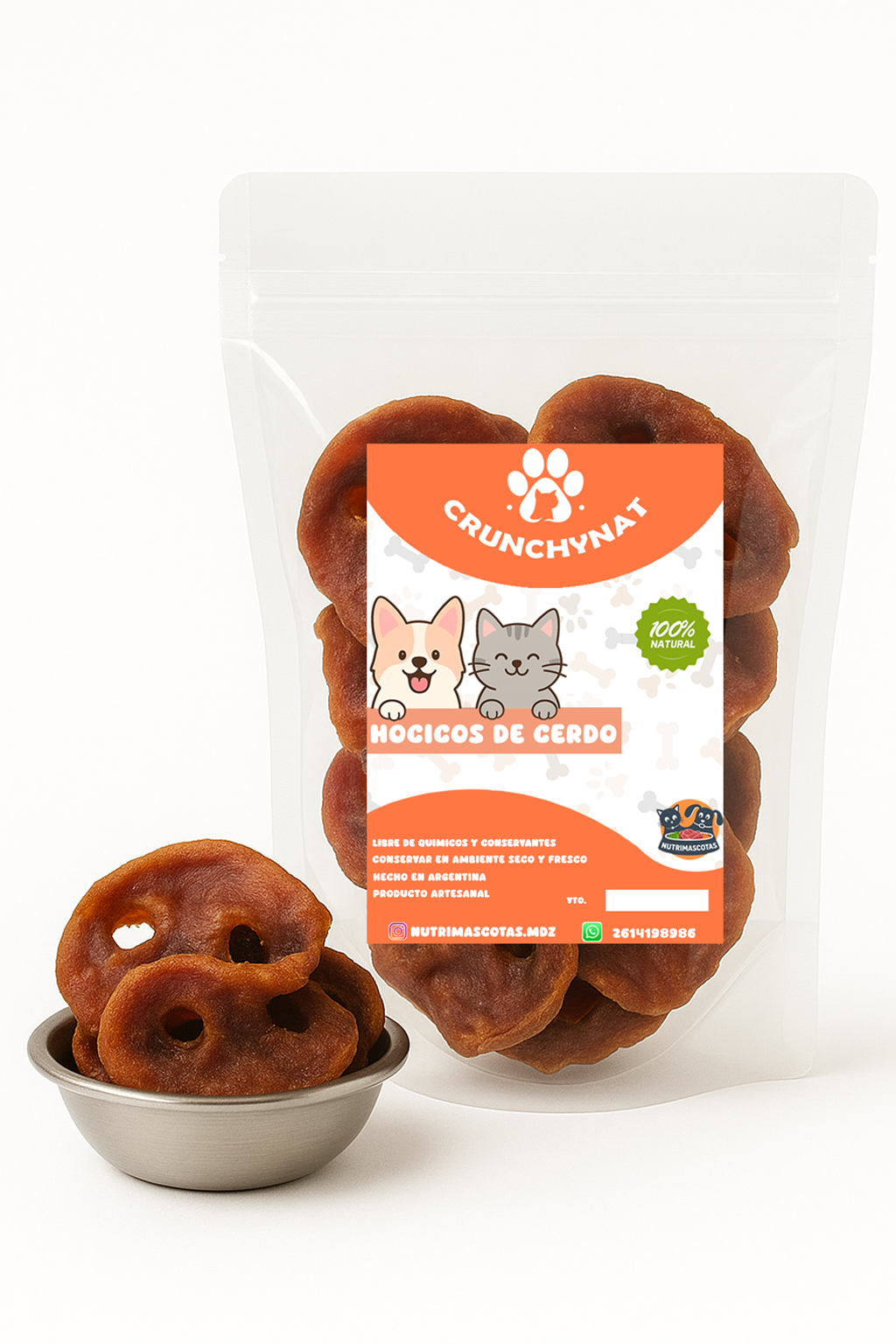 Hocicos de Cerdo Deshidratados