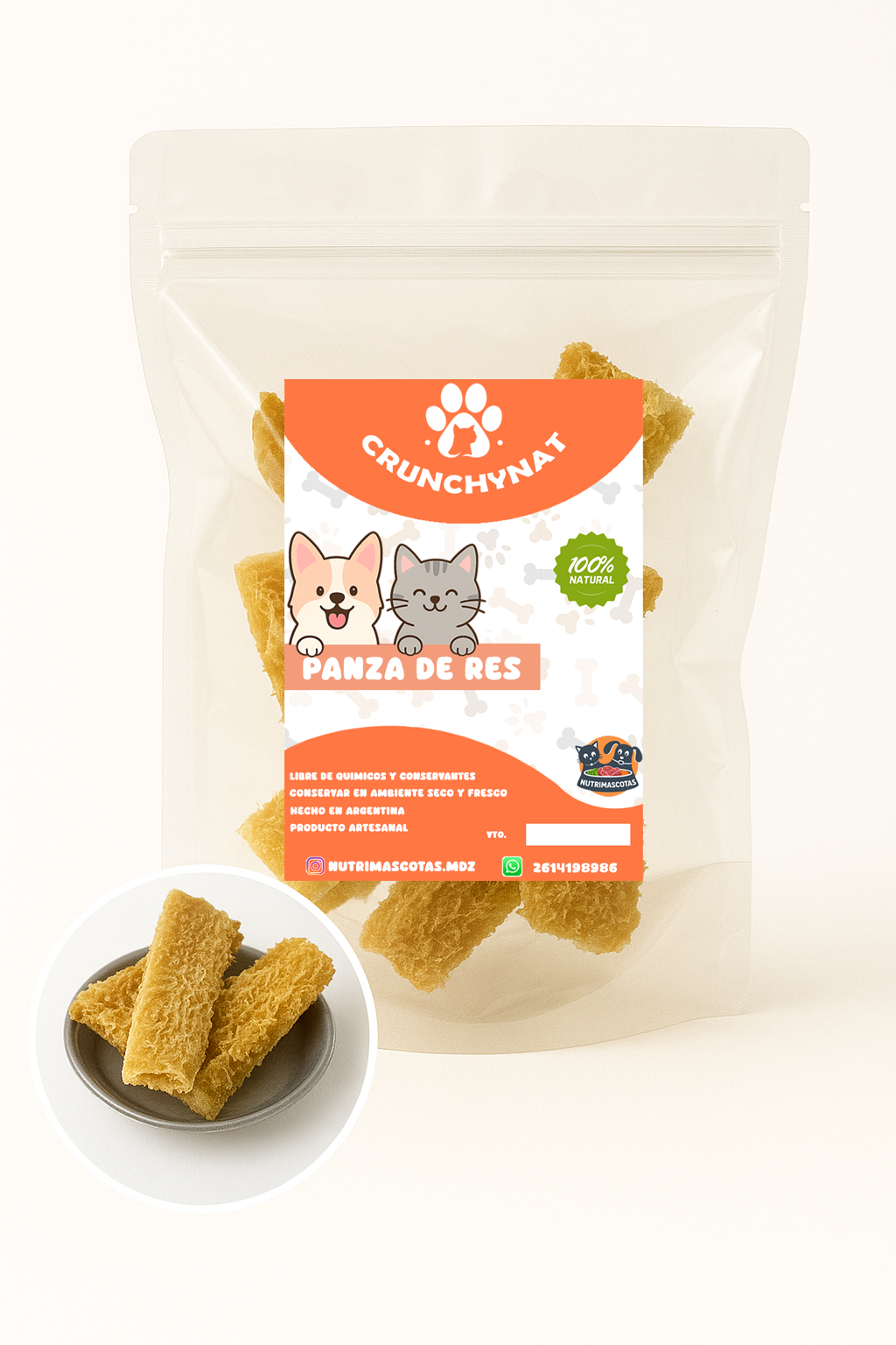 Mondongo Deshidratado para Perros